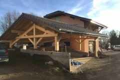 Construction de carport a La Roche sur Foron